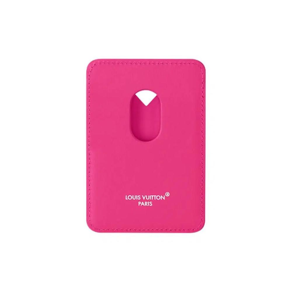 Картхолдер Louis Vuitton Magnetic Card Holder 'Pondichery Pink/Brown Monogram Canvas' 2