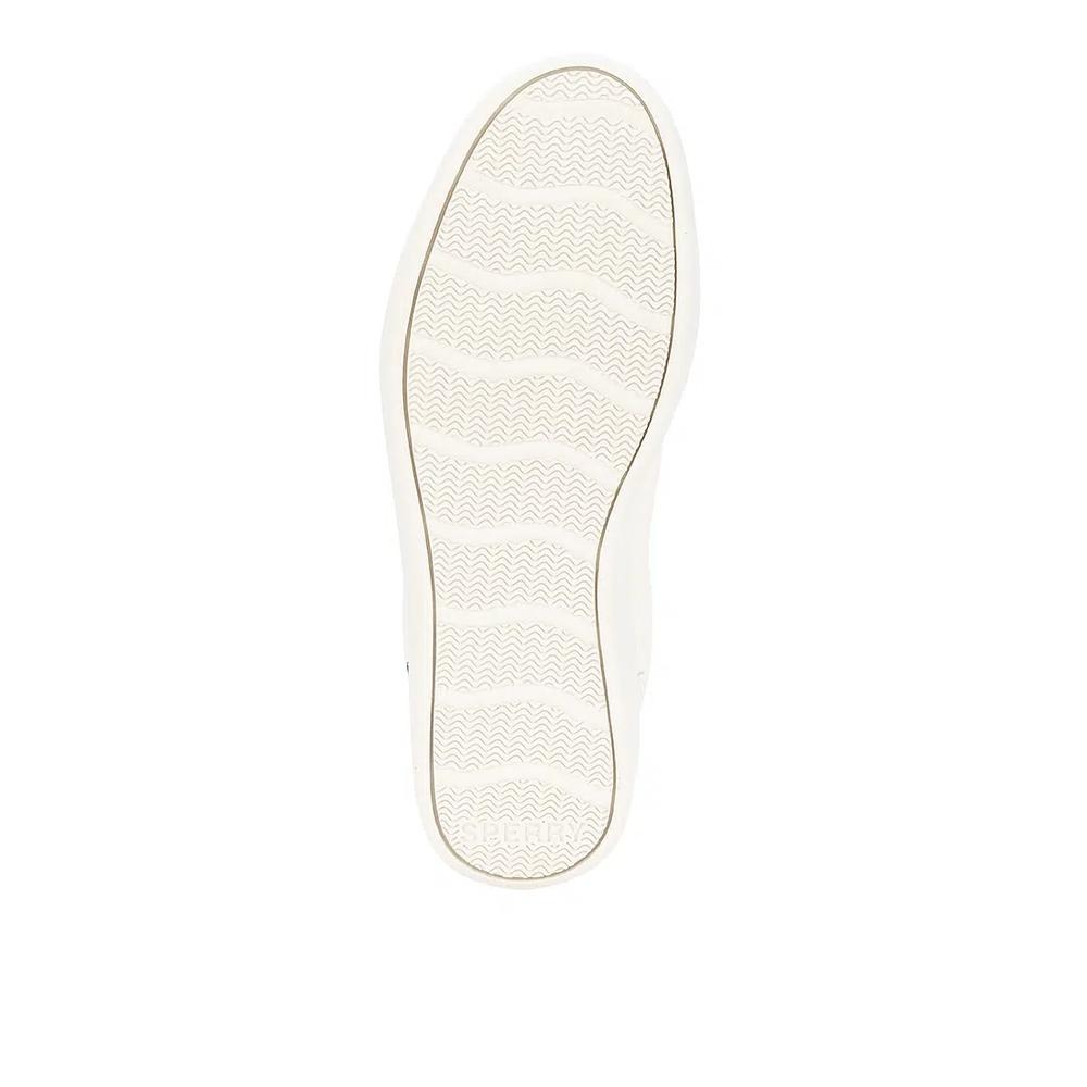 Sperry Женские кожаные кроссовки Crew 90 Off White Green 5