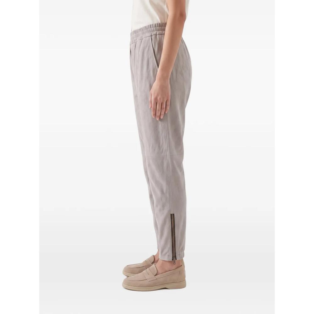 tapered suede trousers 2