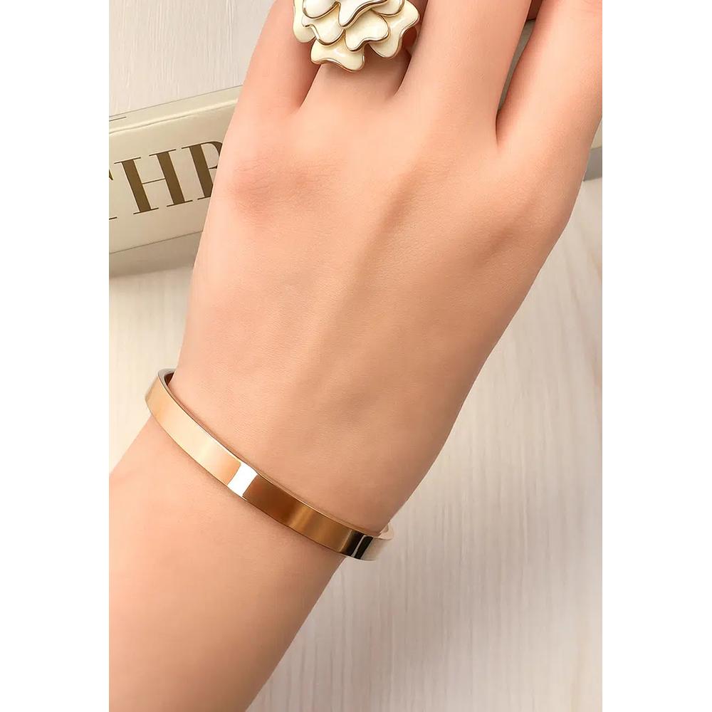 Avenue Classic Cuff Bangle Розовое золото 4