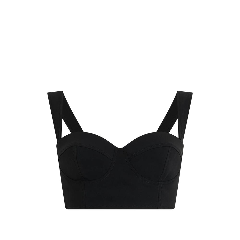 sweetheart-neck cropped top 1