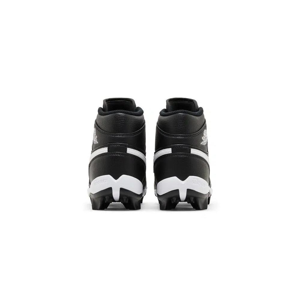 Бутсы Air Jordan 1 Mid Cleat GS 'Black White' 6