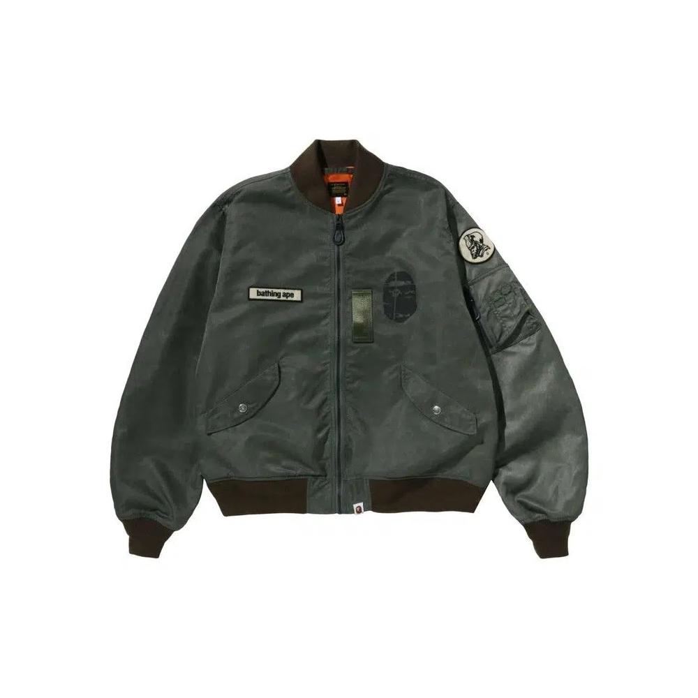 Куртки BAPE Multi Patch Bomber Jacket 'Olive Drab' 1