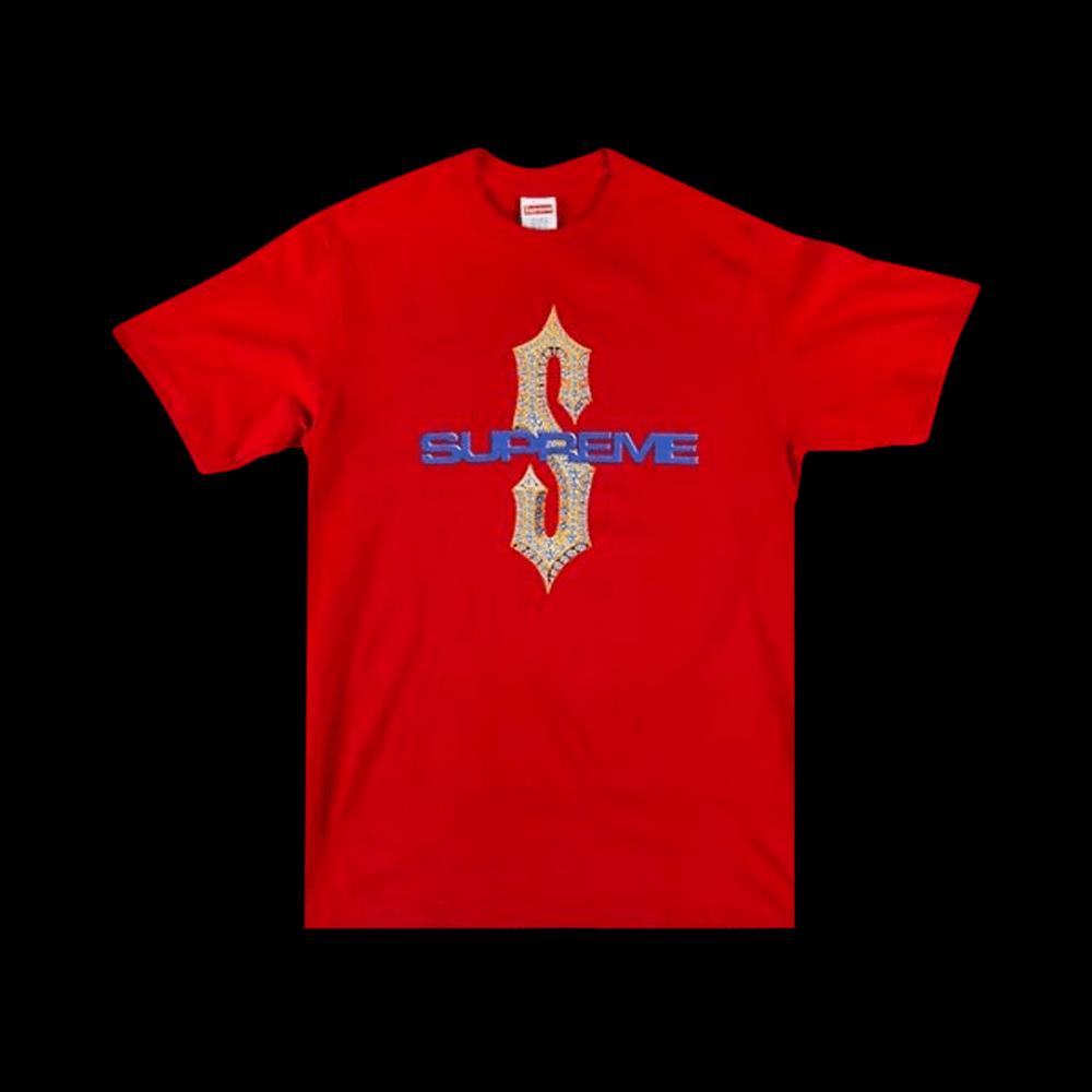 Футболки Supreme Diamonds T-Shirt 'Красный' 1