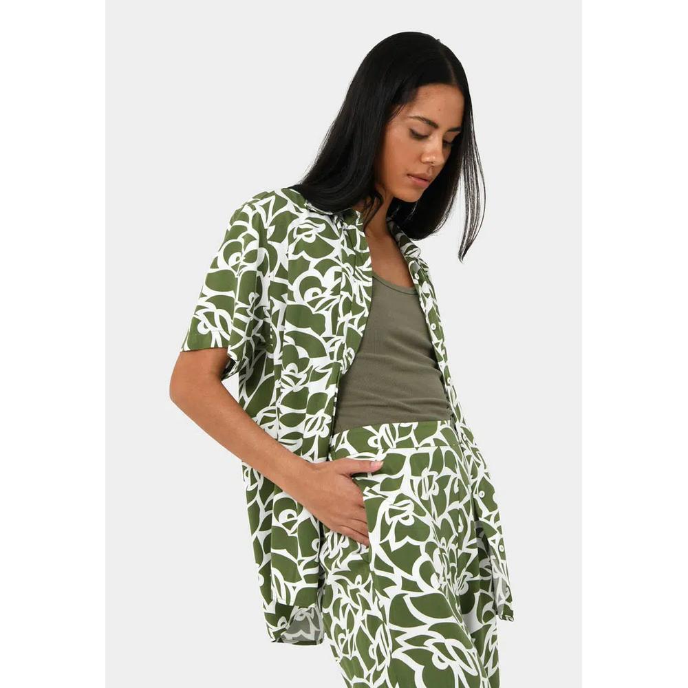 Свободная рубашка для отдыха Cecilie Wide Fit 4