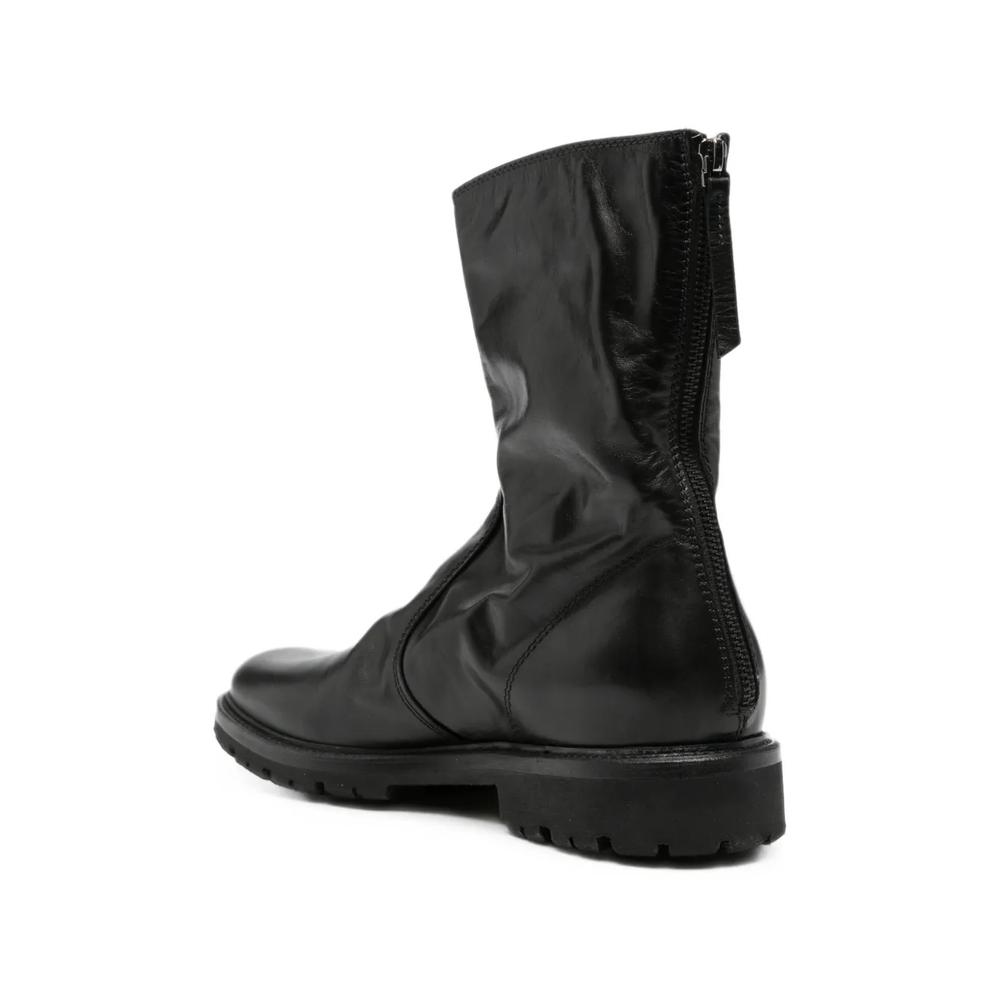 rear-zip leather boots 3