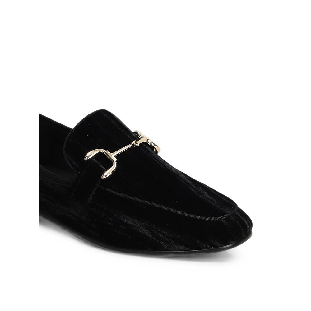 Ashe horsebit-detail velvet loafers 4
