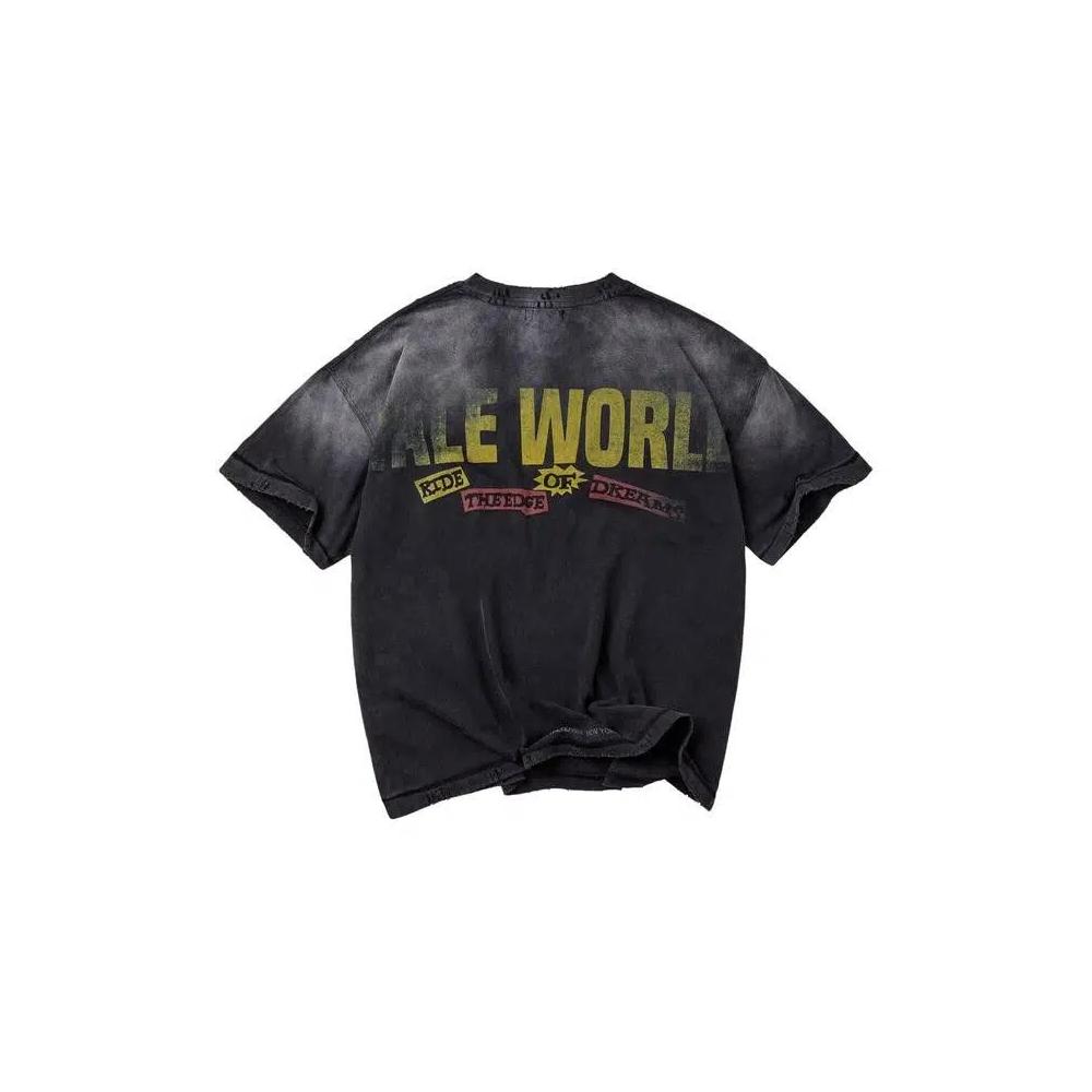 Футболки с коротким рукавом Vale Forever Newspaper Tee 'Black' 2