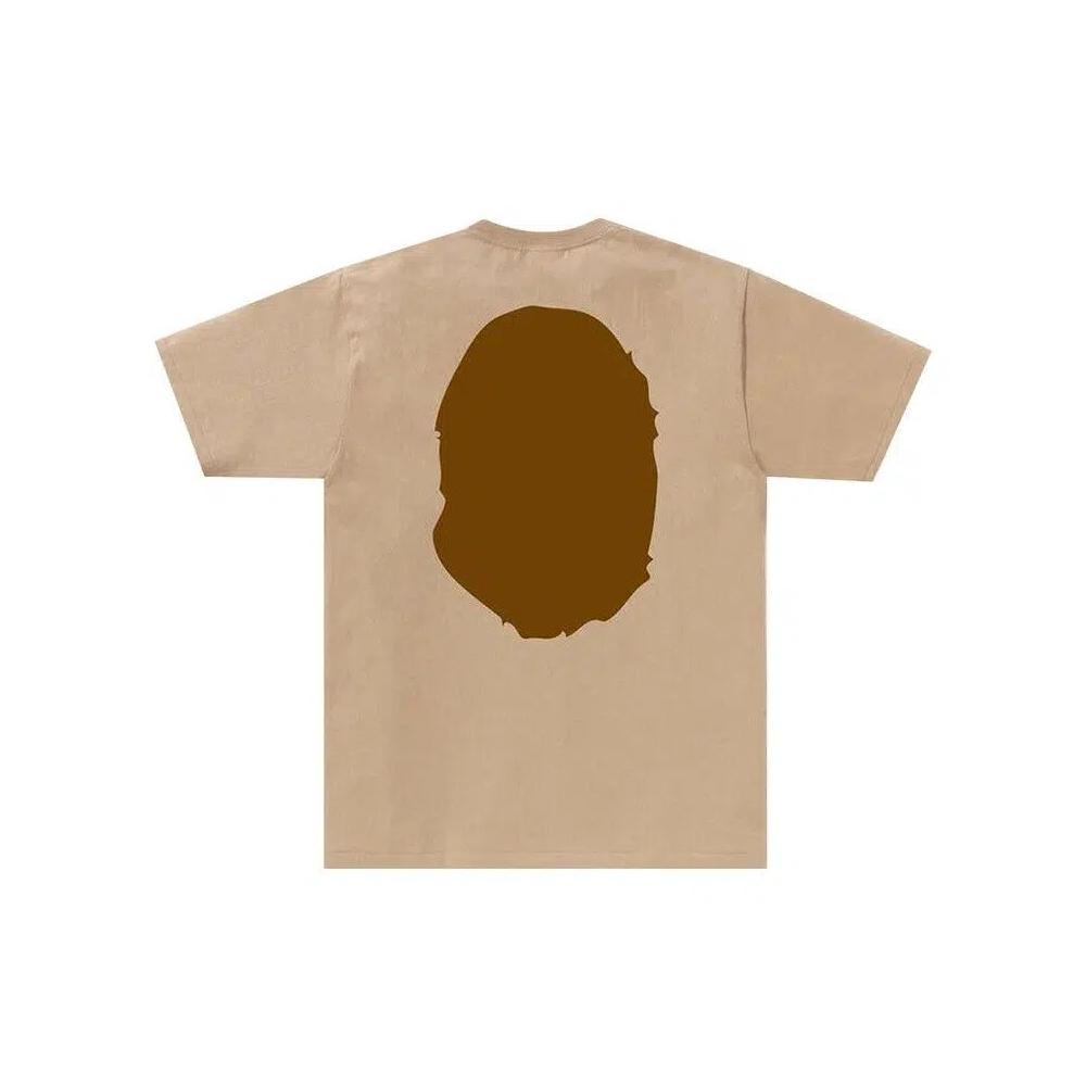 Футболка BAPE Big Ape Head Tee 'Бежевый' 2