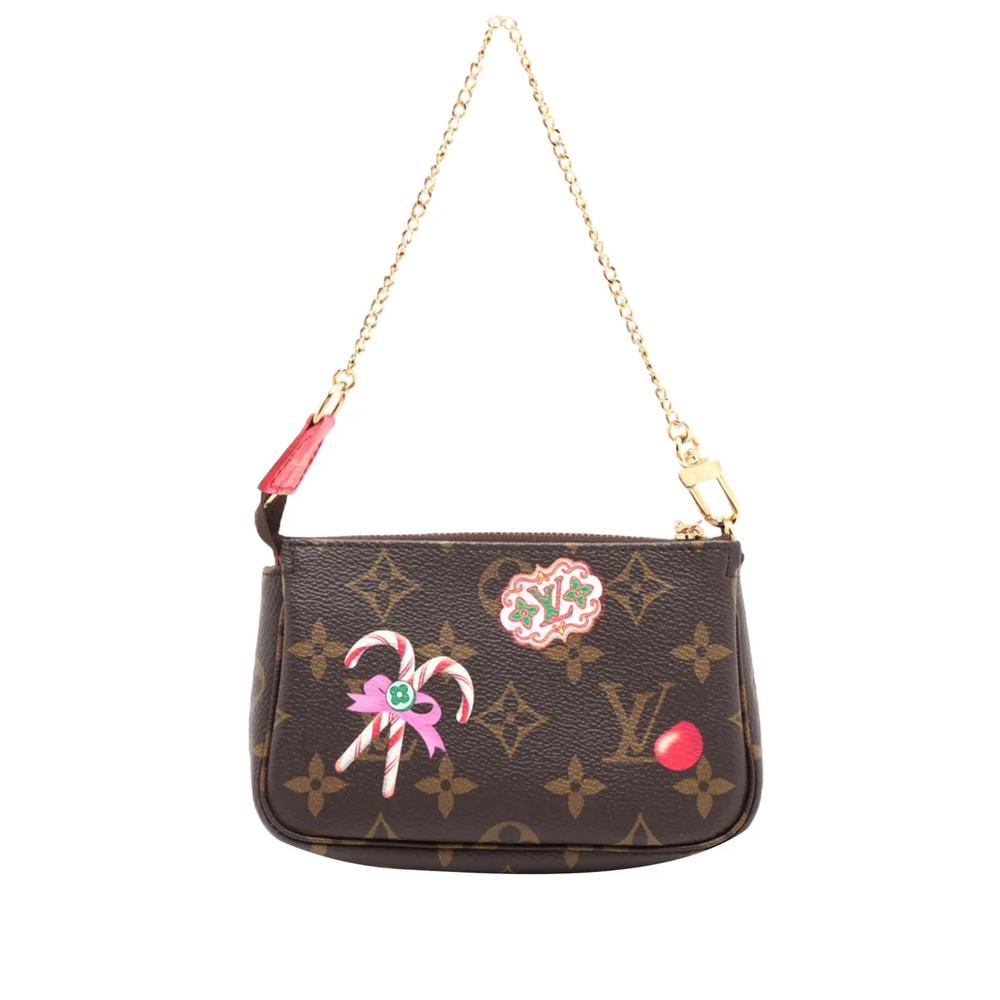 Сумка на плечо Louis Vuitton Monogram Mini Pochette Accessoires M12205 Brown 1