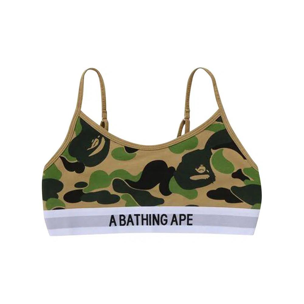 Спортивные бюстгальтеры BAPE ABC Camo Sport Bra 'Green' 1