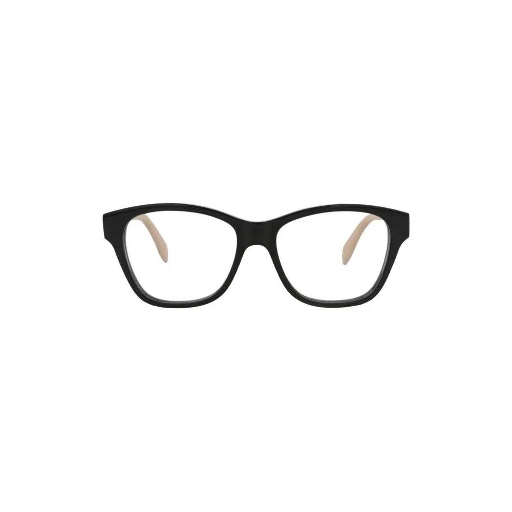 Очки Alexander McQueen Square-Frame Acetate Optical Frames 'Black Transparent' 1