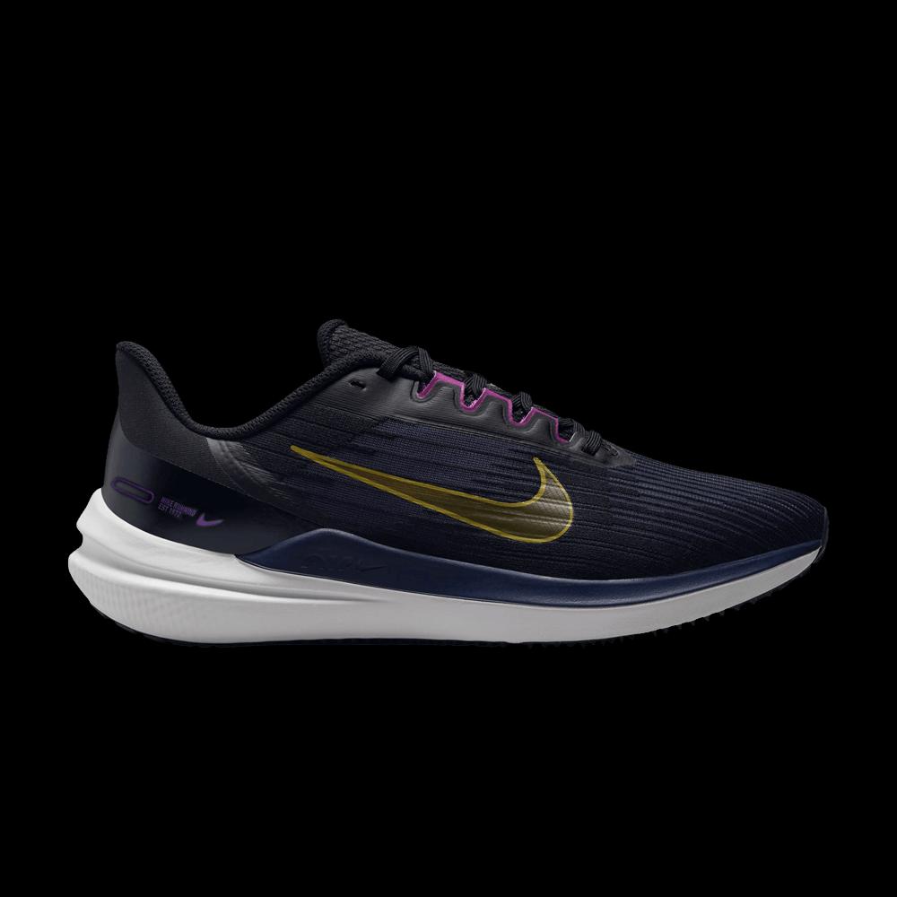 Кроссовки Nike Air Winflo 9 'Black Gold Suede' 1