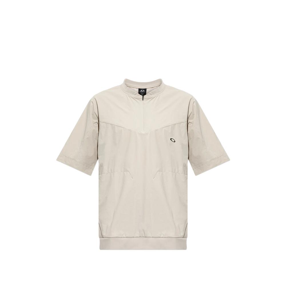 logo-embroidered performance T-shirt 1