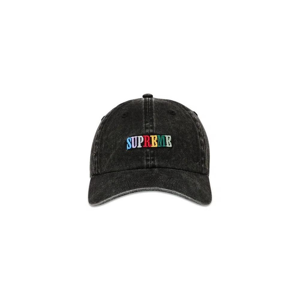 Бейсболки Supreme Pigment Dye 6-Panel 'Чёрный' 1