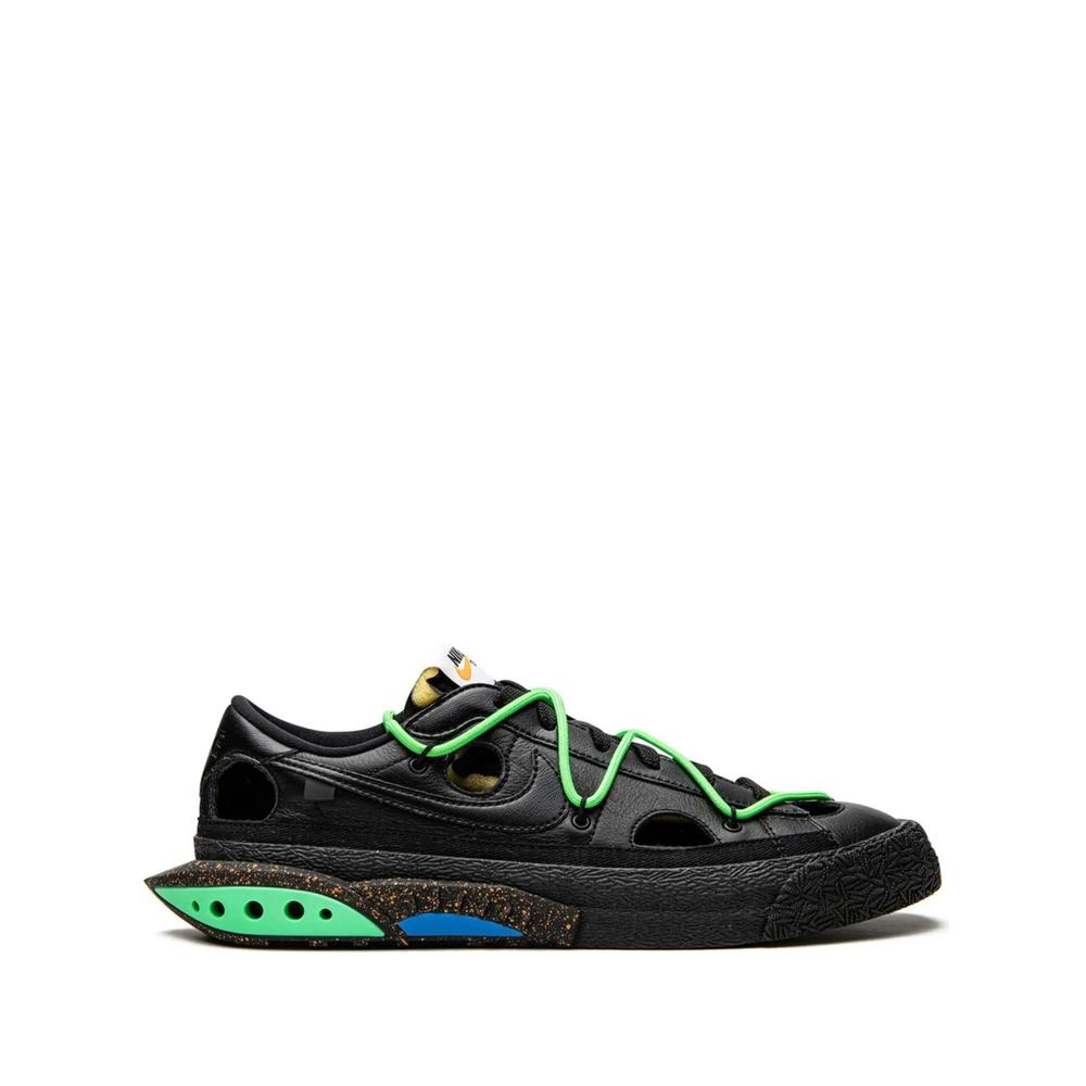 Кеды Blazer Low Black/Electro Green из коллаборации с Off-White 1