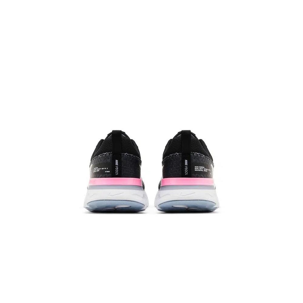 Кроссовки Nike React Infinity Run Flyknit 3 'Black Football Grey Pink' 6