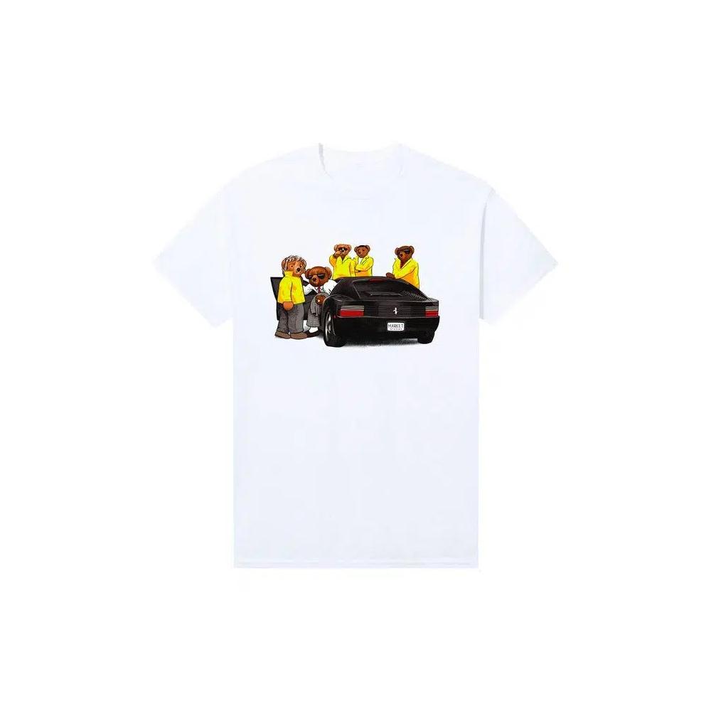 Tops Market High Security Bear T-Shirt 'Белый' 1