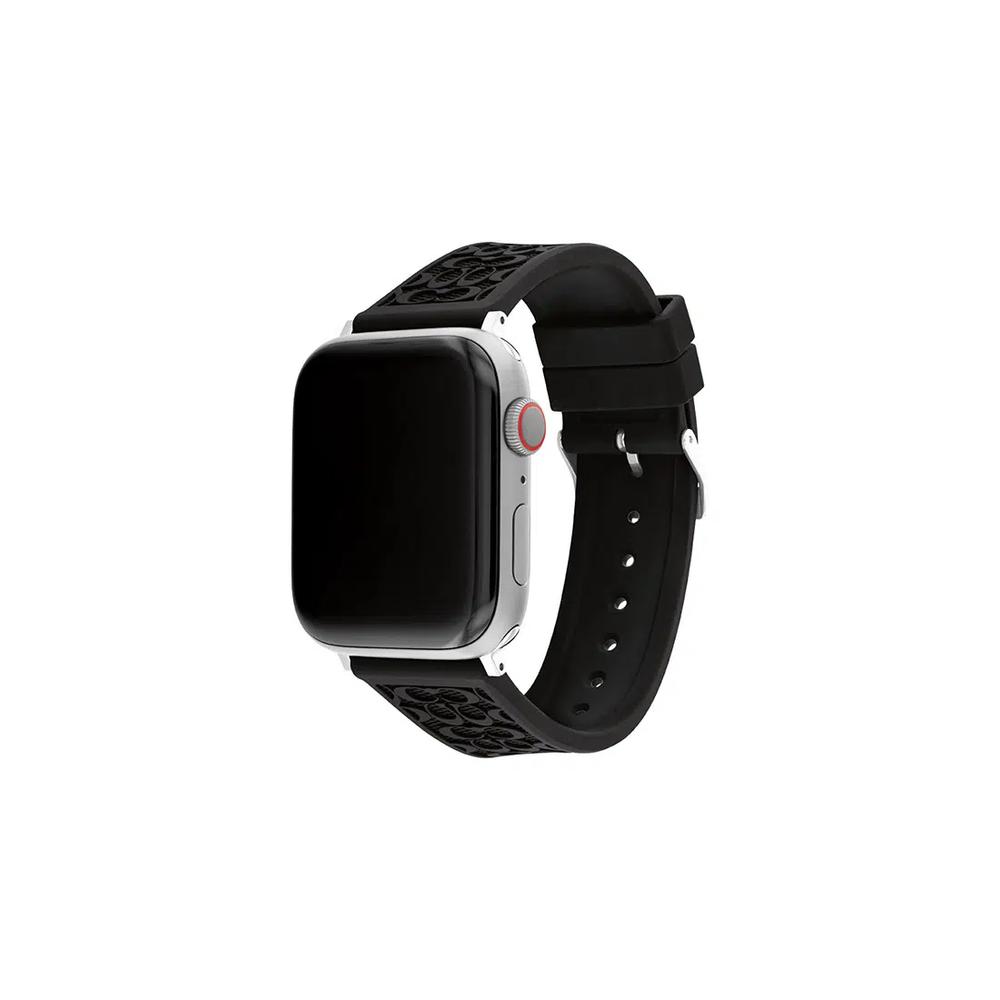 Ремешки Apple Straps мужской черный силиконовый ремешок для часов - 14700086 2