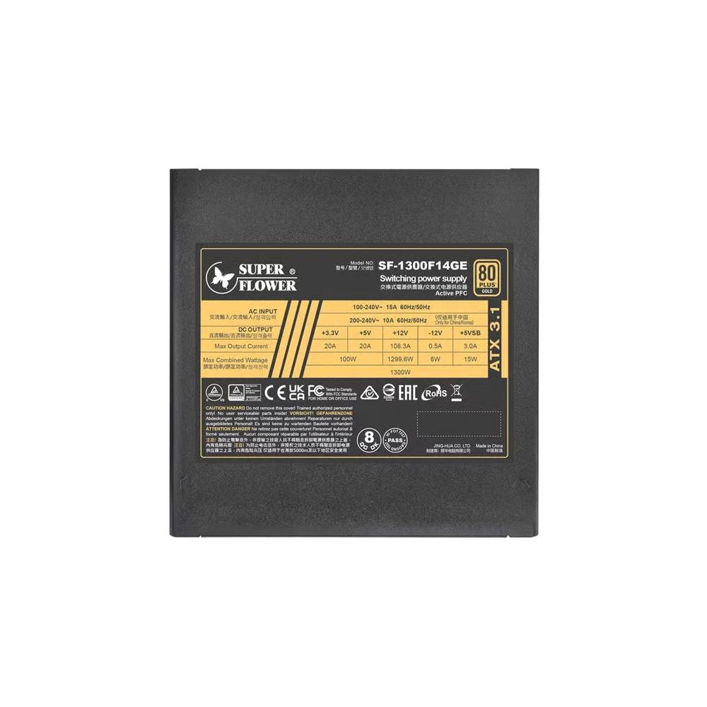 Super Flower Leadex III GOLD ATX 3.1 1300W 80Plus Gold золото полностью модульный блок питания 3