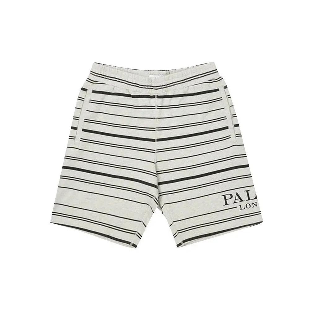 Шорты Palace Printed Stripe 'Серый меланж' 1