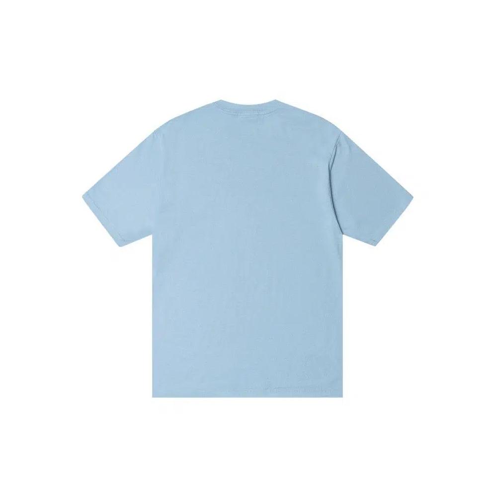 Футболки Stussy Atticus Pigment Dyed Tee «Sky Blue» 2