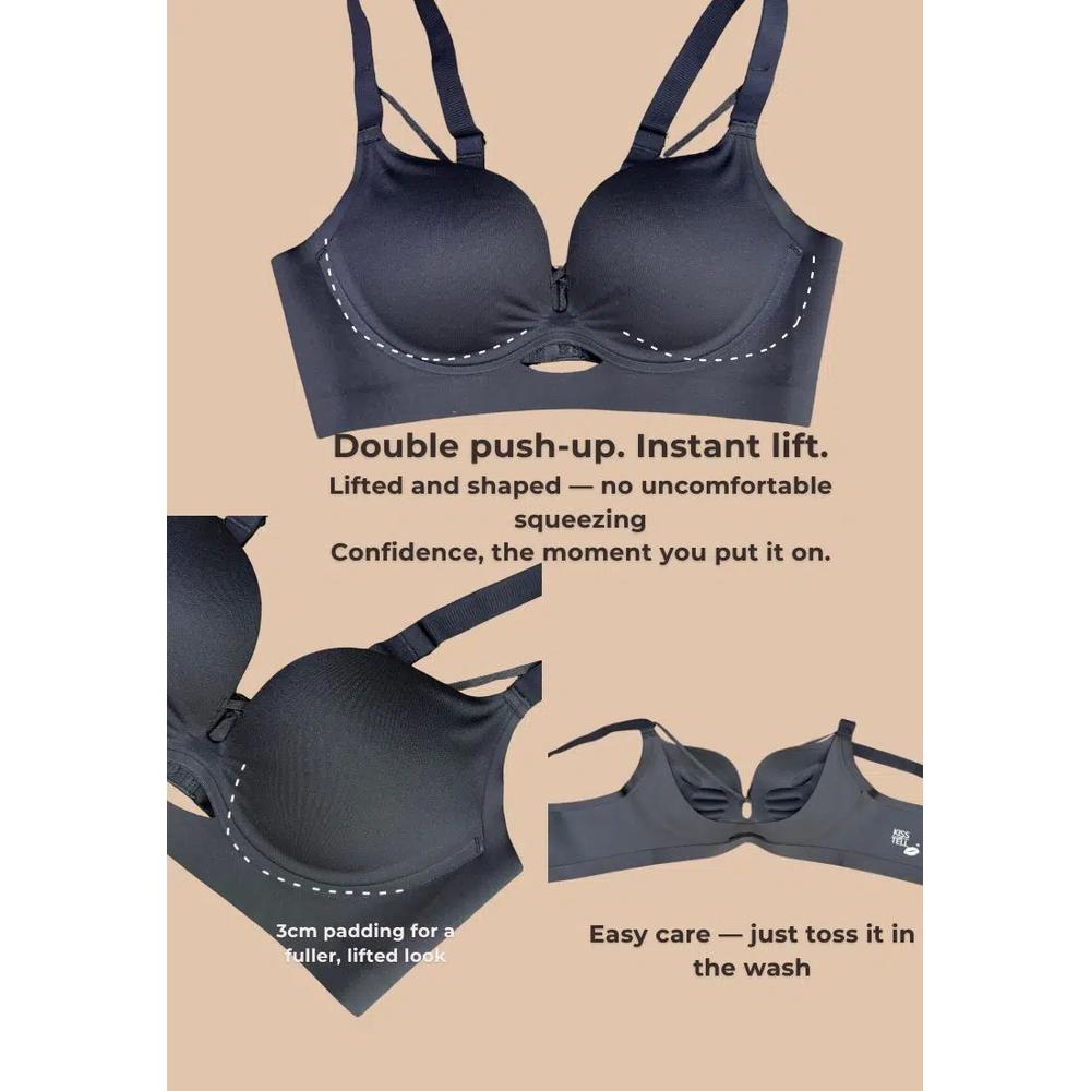Бюстгальтер Milano Wireless Push Up черный 5