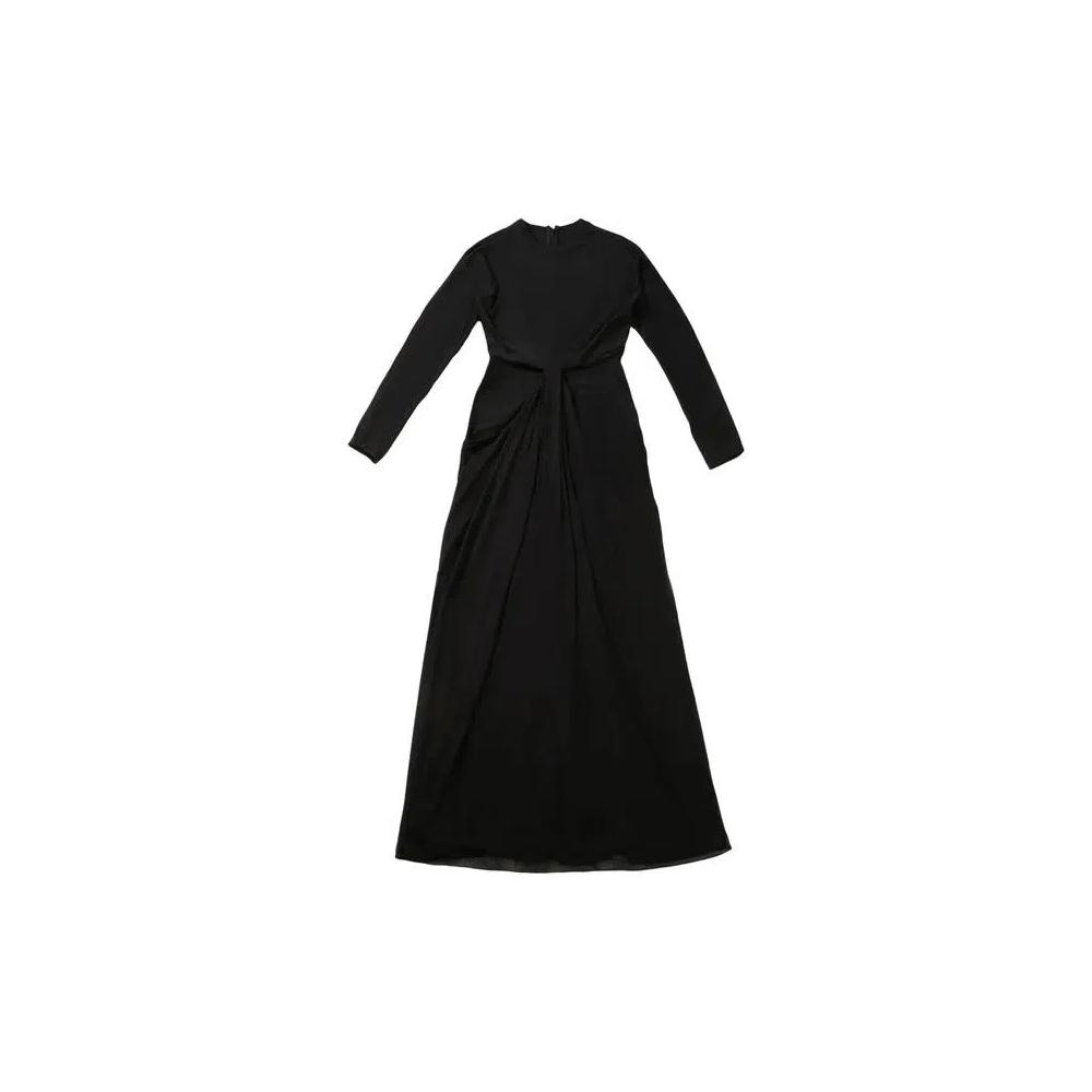 Длинное платье The Row Anselm Dress 'Черный' 1