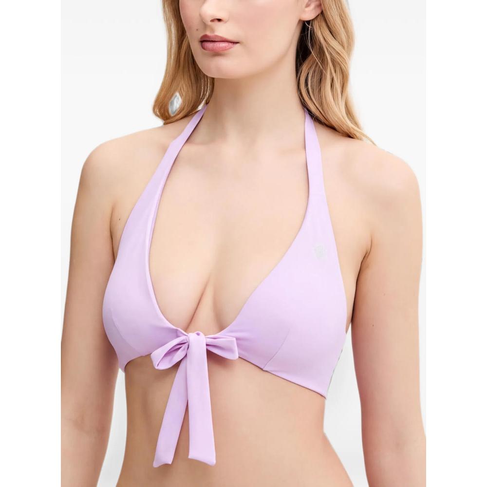 bow-detail halterneck bikini top 2