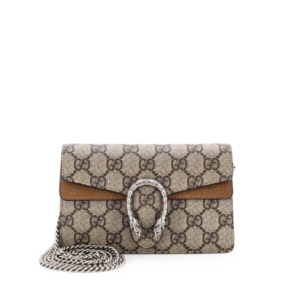 Сумка через плечо Dionysus Bag Super Mini из канваса с узором GG 1