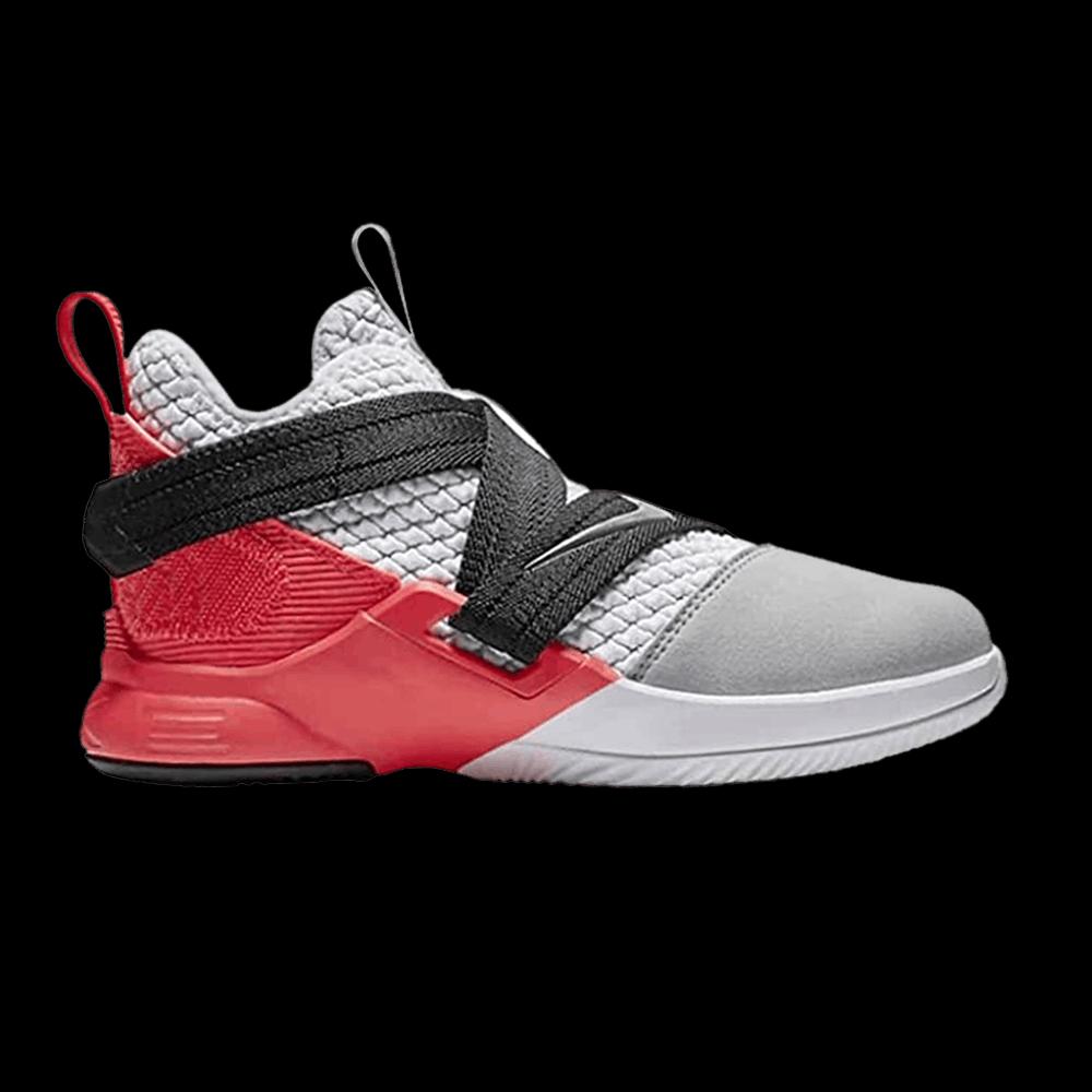 Кроссовки Nike Lebron Soldier 12 SFG PS 'White Flash Crimson' 1