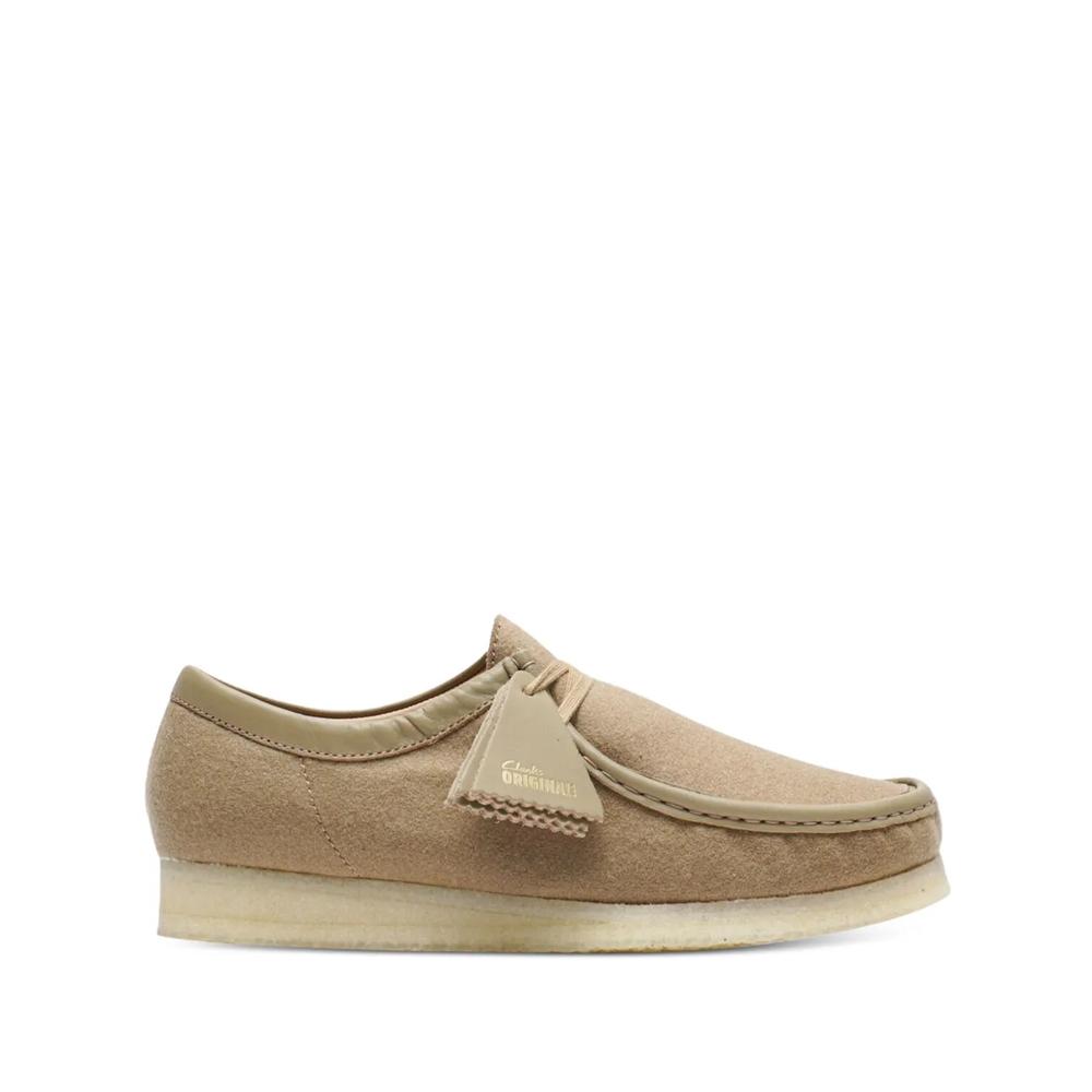 Ботинки Wallabee Camel Wool 1