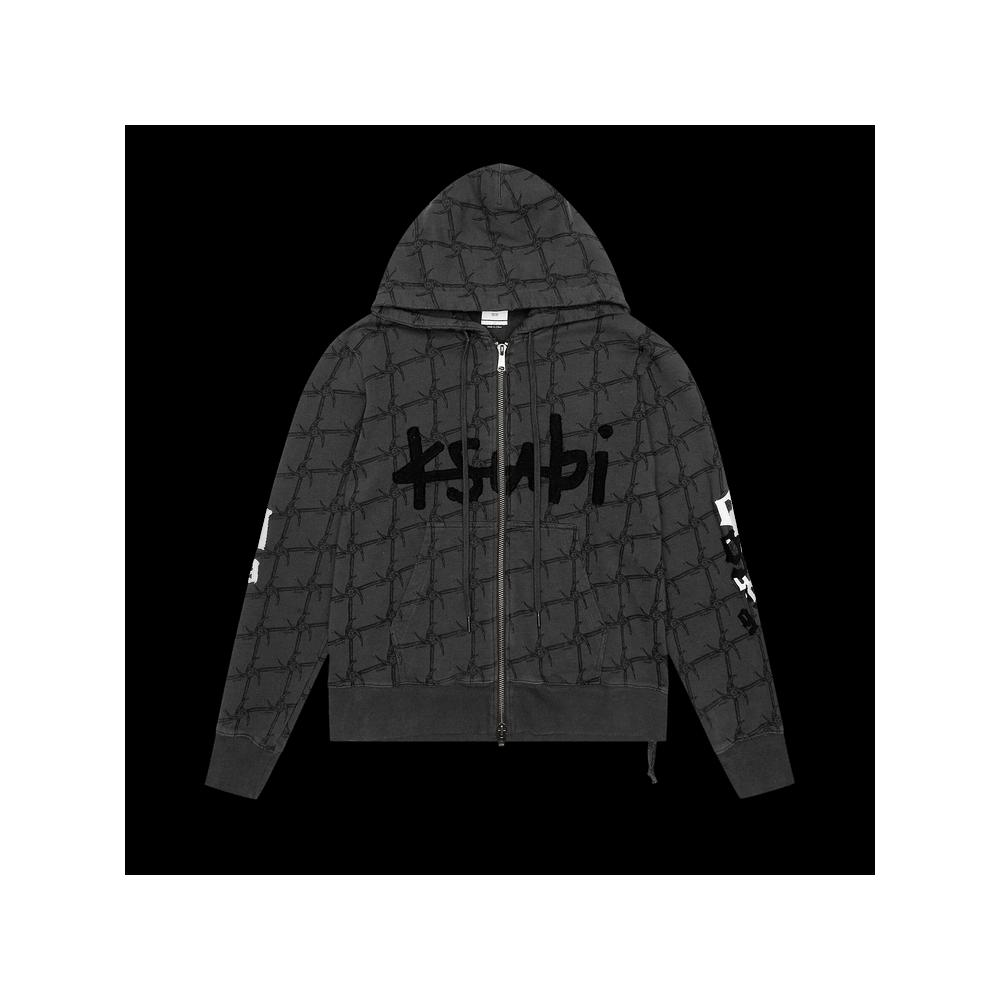 Толстовки Ksubi x Juice Wrld 2.0 Zip The Kash Hoodie 'Black' 1