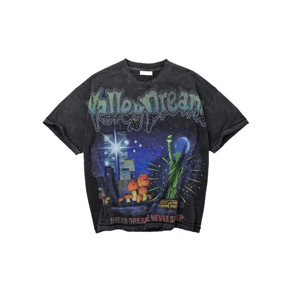 Футболка с коротким рукавом Vale Forever Skyline Bling Tee 'Black' 1