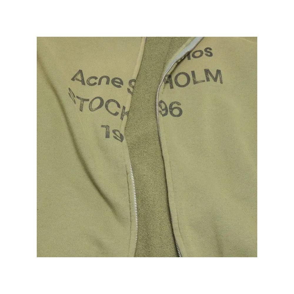 Топы Acne Studios 1996 Zip Up Cardigan 'Olive Green' 3