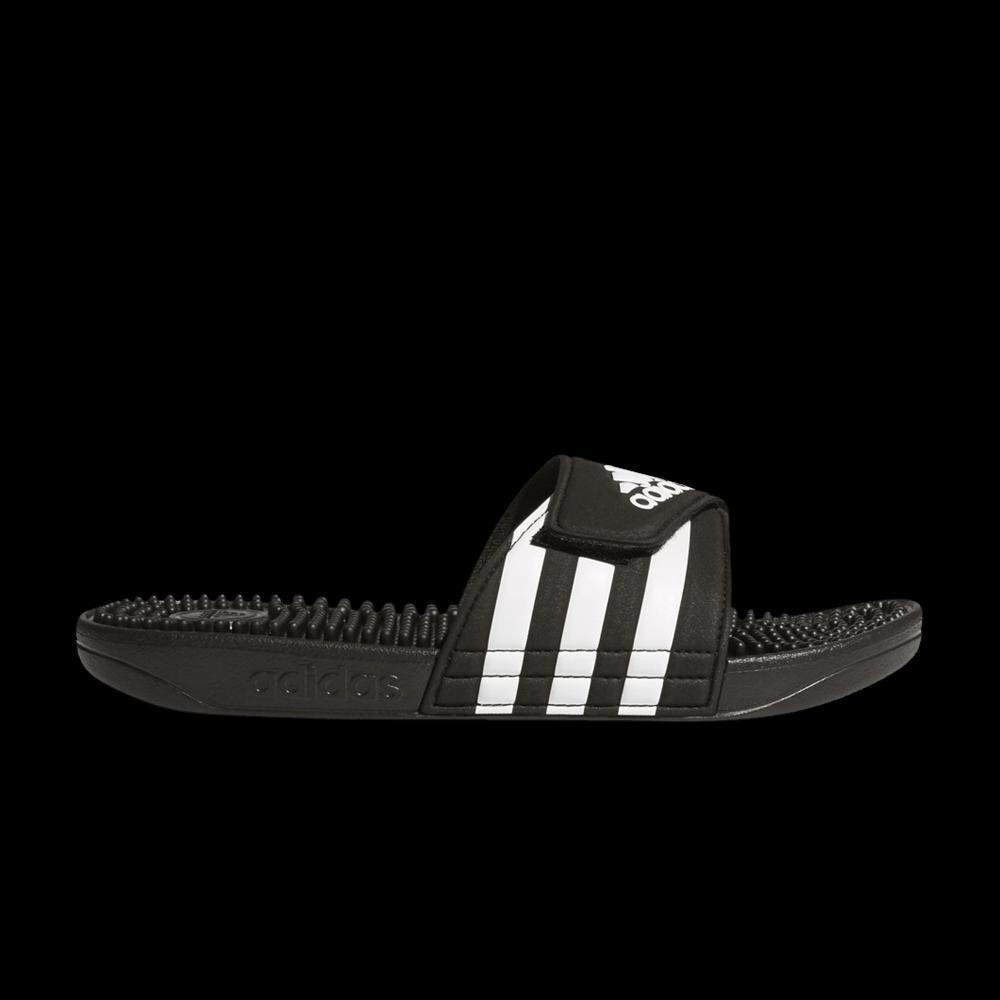 Шлепанцы Adidas Wmns Adissage Slides 'Black White' 1