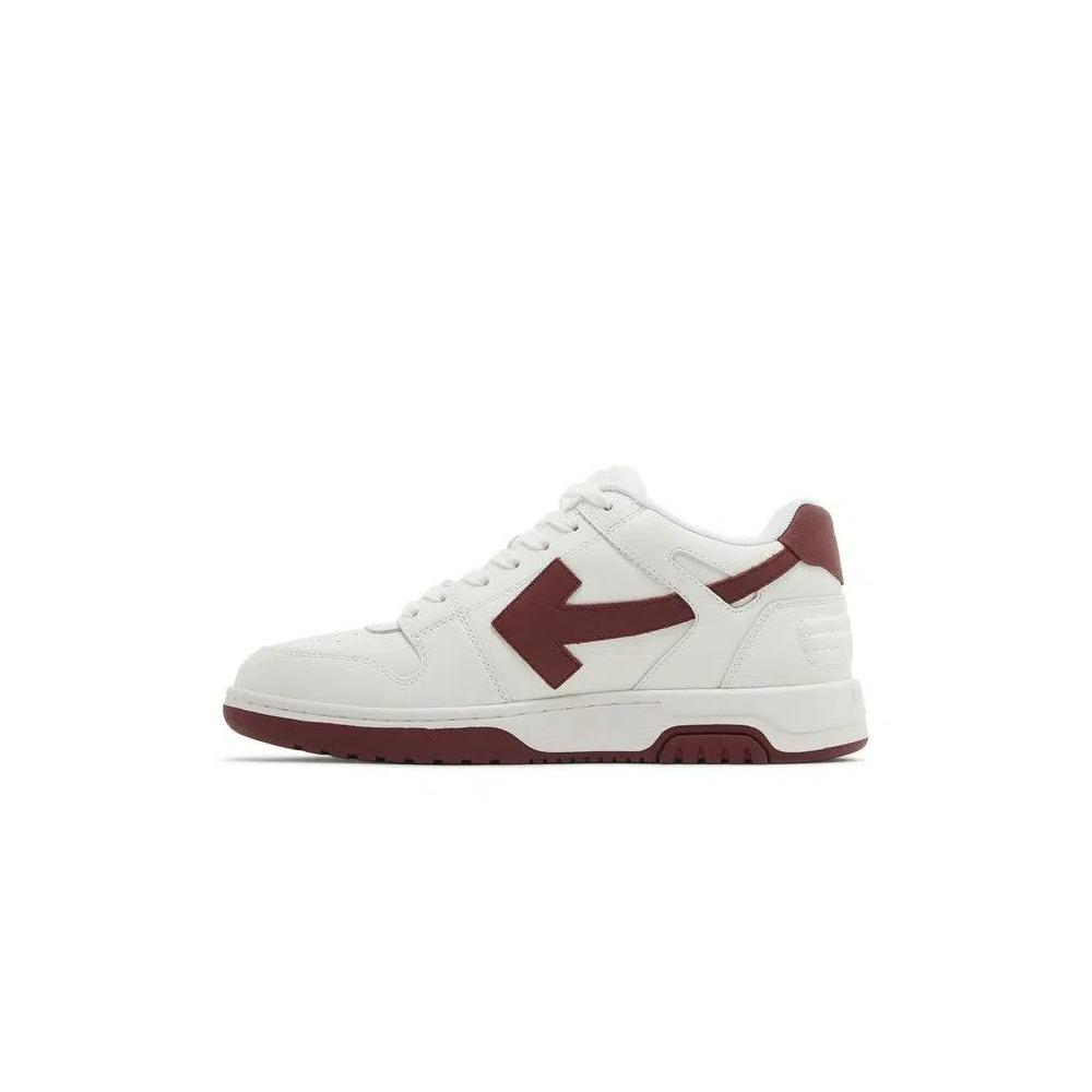 Кроссовки Off-White Out of Office 'White Burgundy' 3