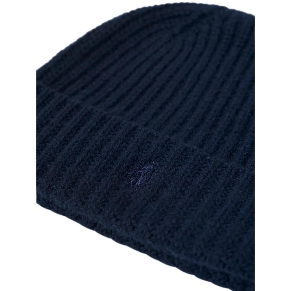 Кашемировая шапка бини в рубчик 2