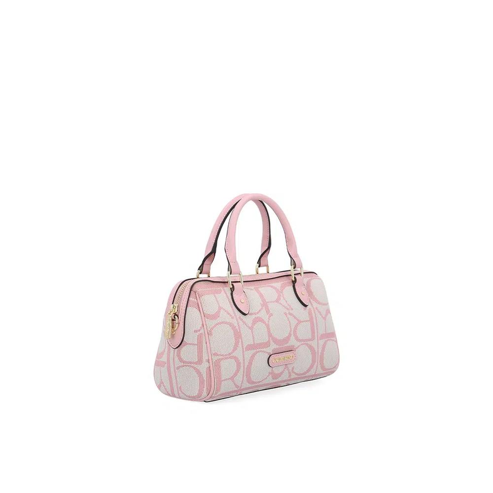 Carlo GEO Knit Boston Bag - Розовый 3