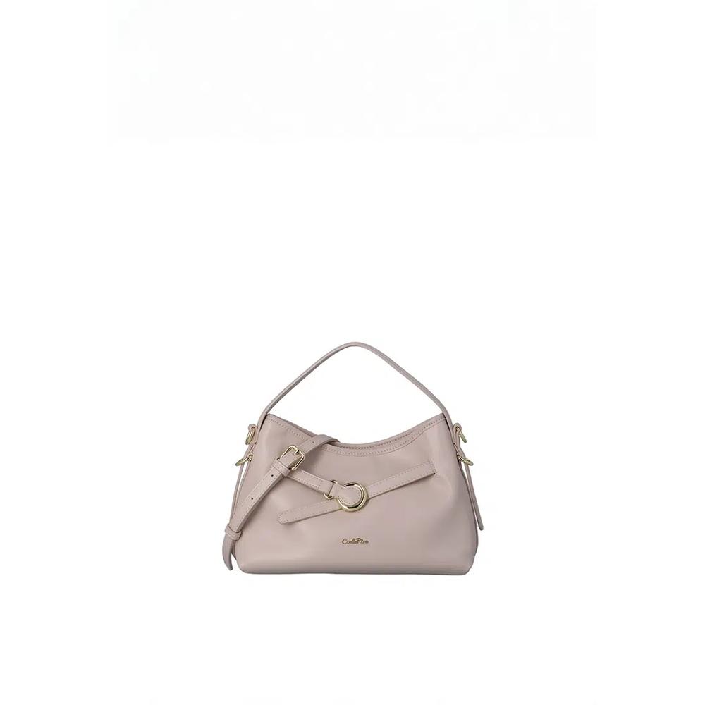 Lara Strapped Top Handle Bag - Нюдовый 1