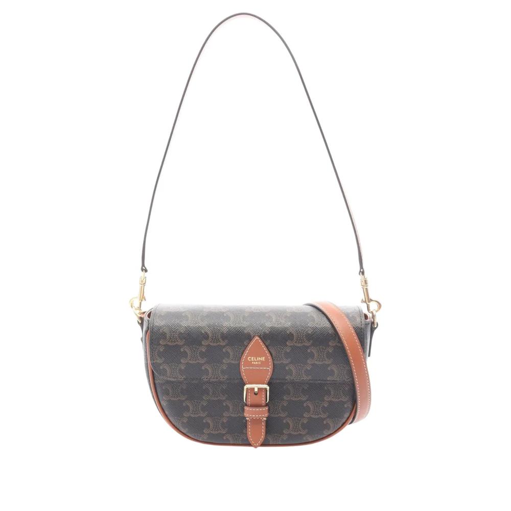 Сумка-сэтчел Triomphe Coated Canvas Folco (2010-2026 годы) 1