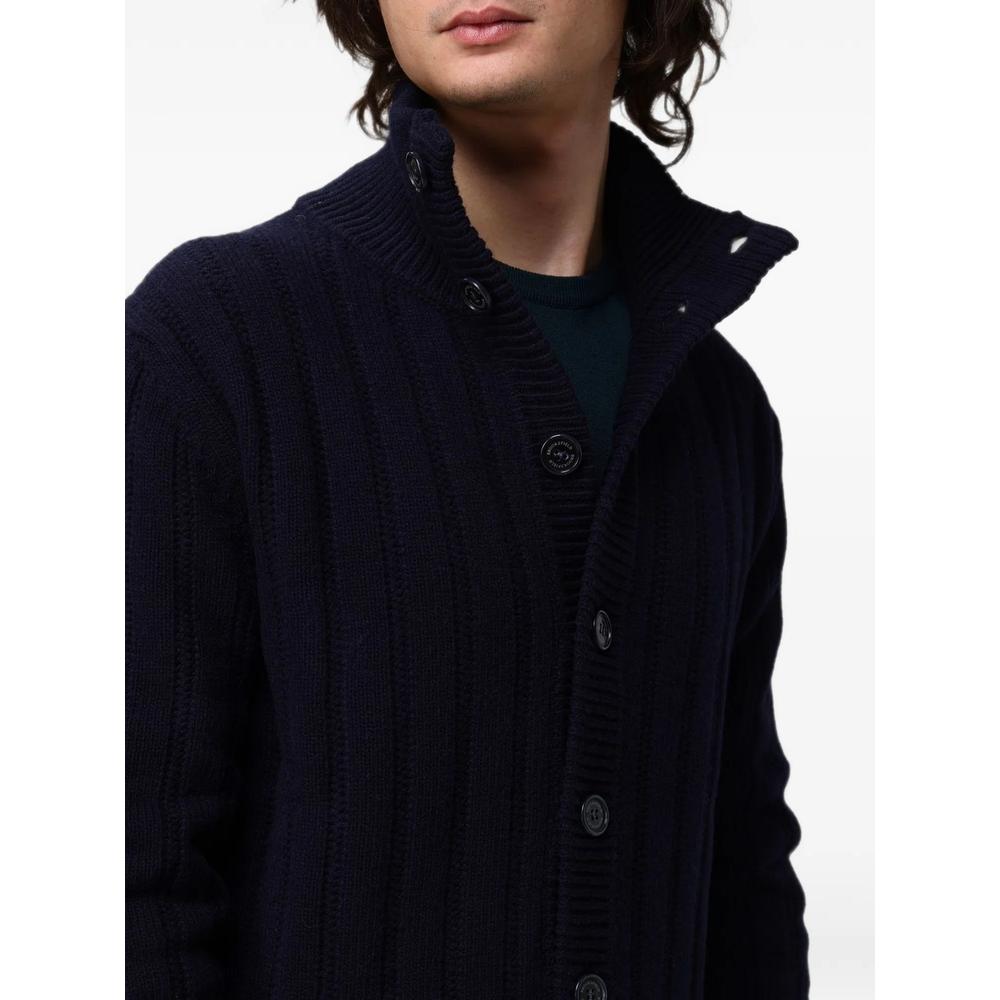 ribbed-knit wool cardigan 4