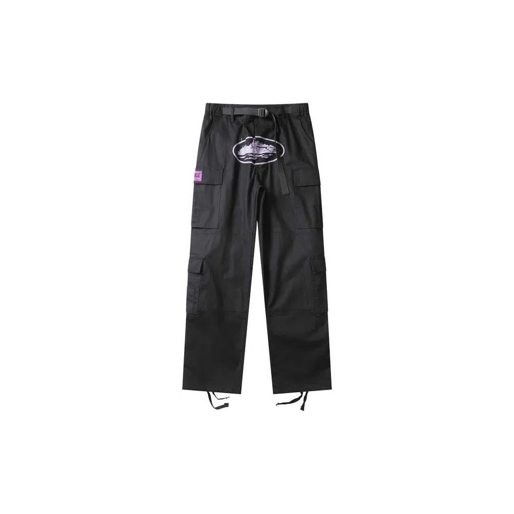 Карго-штаны Corteiz Guerillaz* Cargo Pant «Black» 1