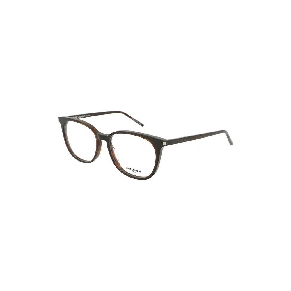 Очки оптические Saint Laurent с круглой оправой 'Shiny Classic Havana' 2