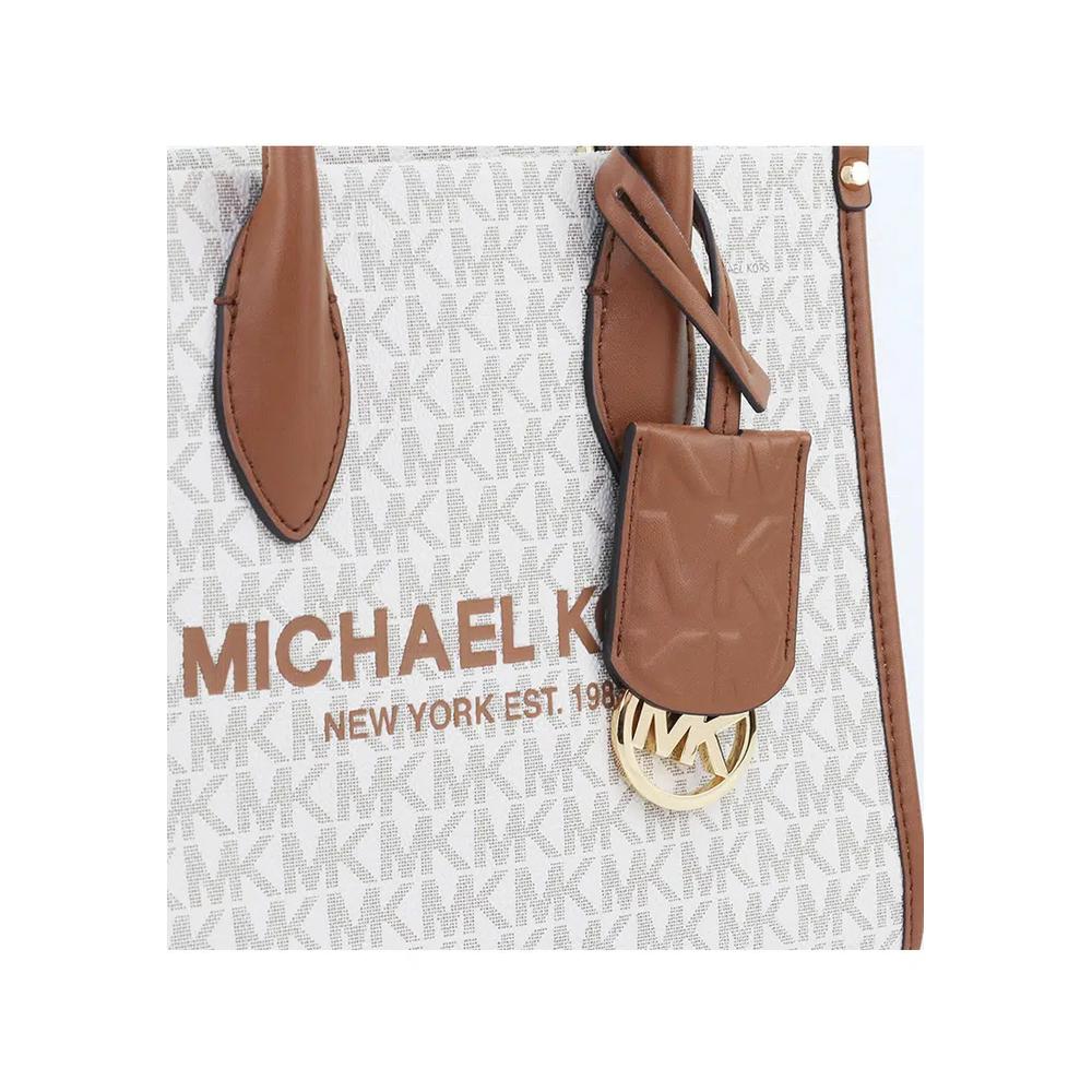 Mirella Small Logo Crossbody - Ваниль/Коричневый 4