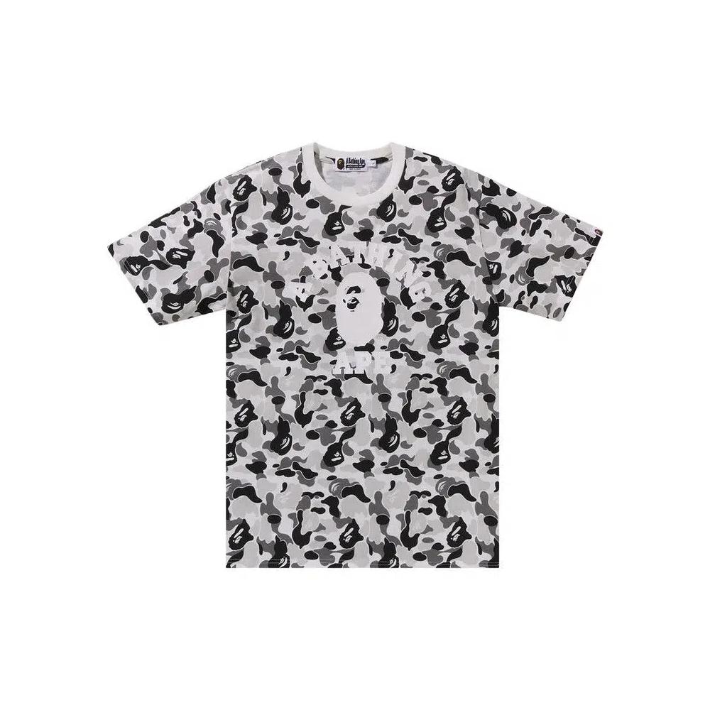 Футболки BAPE ABC Camo College T-Shirt «Grey» 1