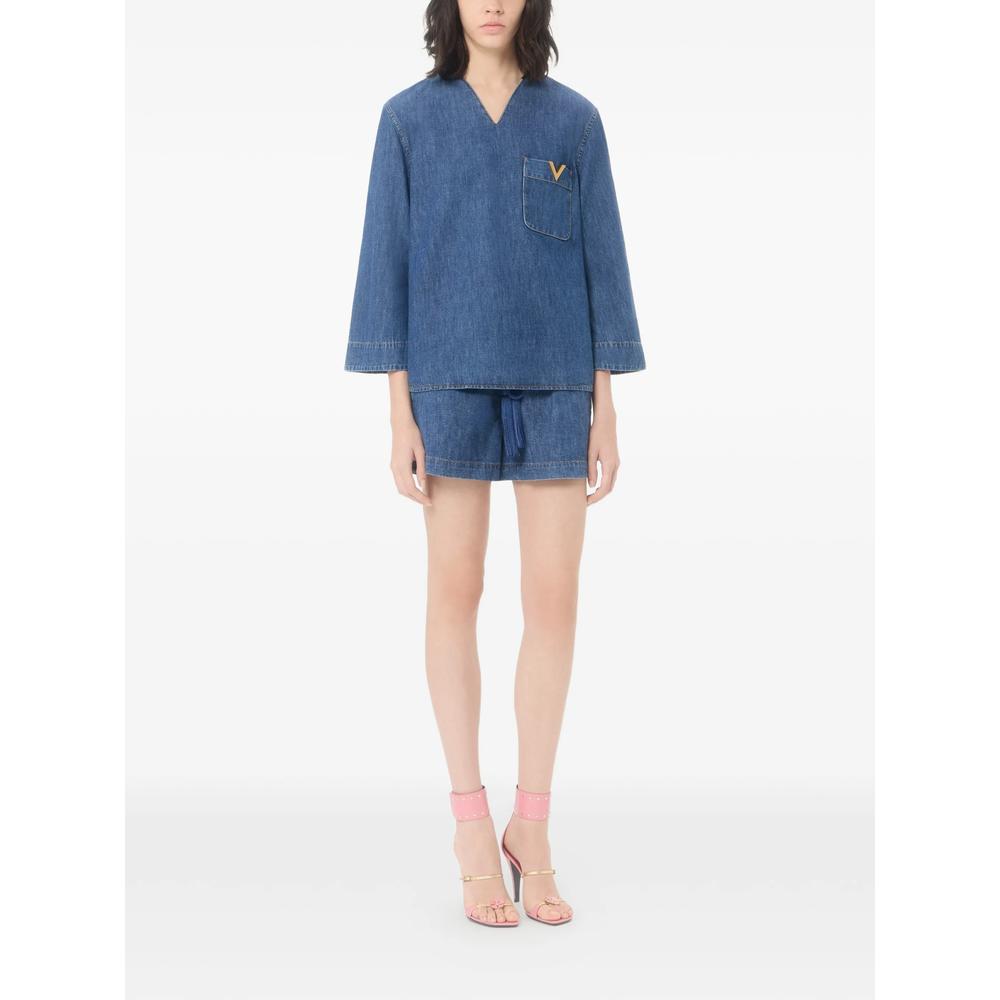 Джинсовые шорты Chambray 2