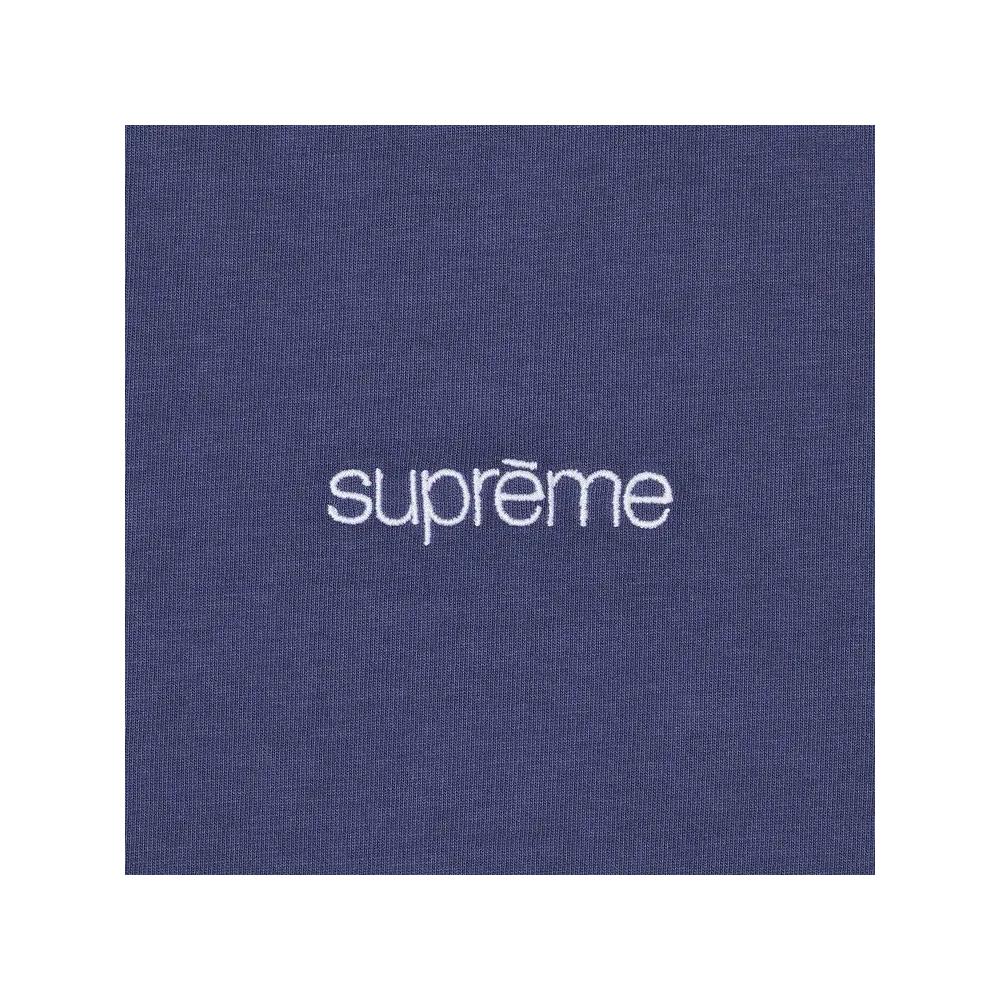 Футболки Supreme Mock Neck Long-Sleeve Top 'Navy' 2