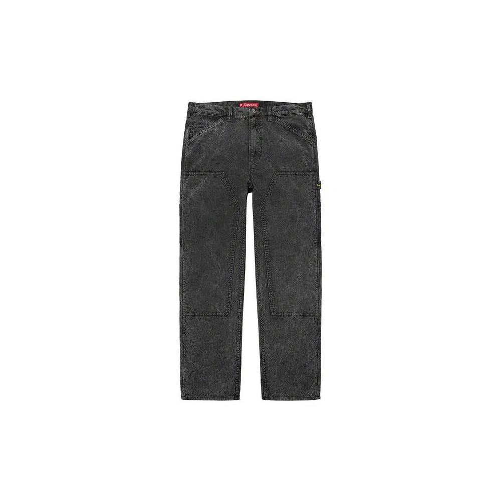 Низы Supreme Double Knee Corduroy Painter Pant «Черный» 1