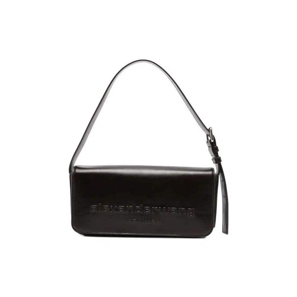 Сумки через плечо Alexander Wang Punch Flap Shoulder Bag 'Черный' 1